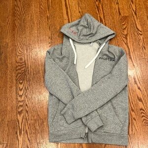 Peloton sweater zipper size s unisex